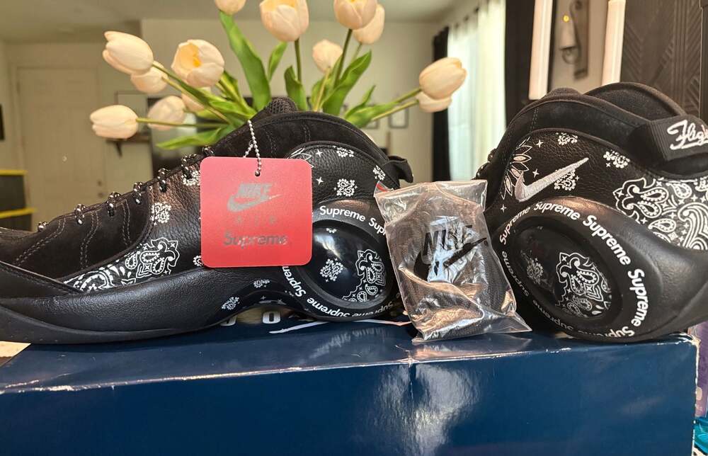 Supreme x Nike Air Zoom Flight 95 SP Black Paisley